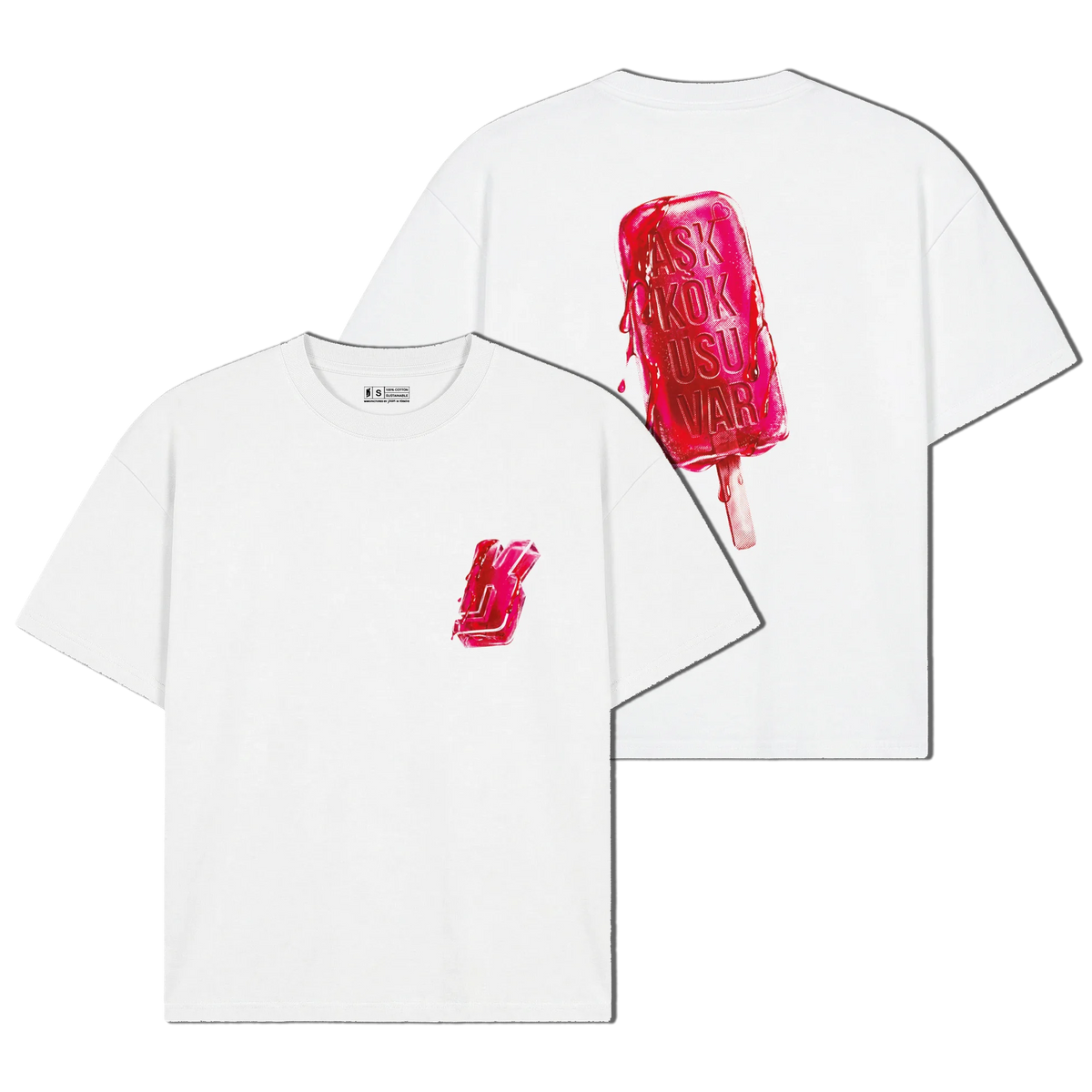 Aşk Kokusu Var Oversized T-Shirt