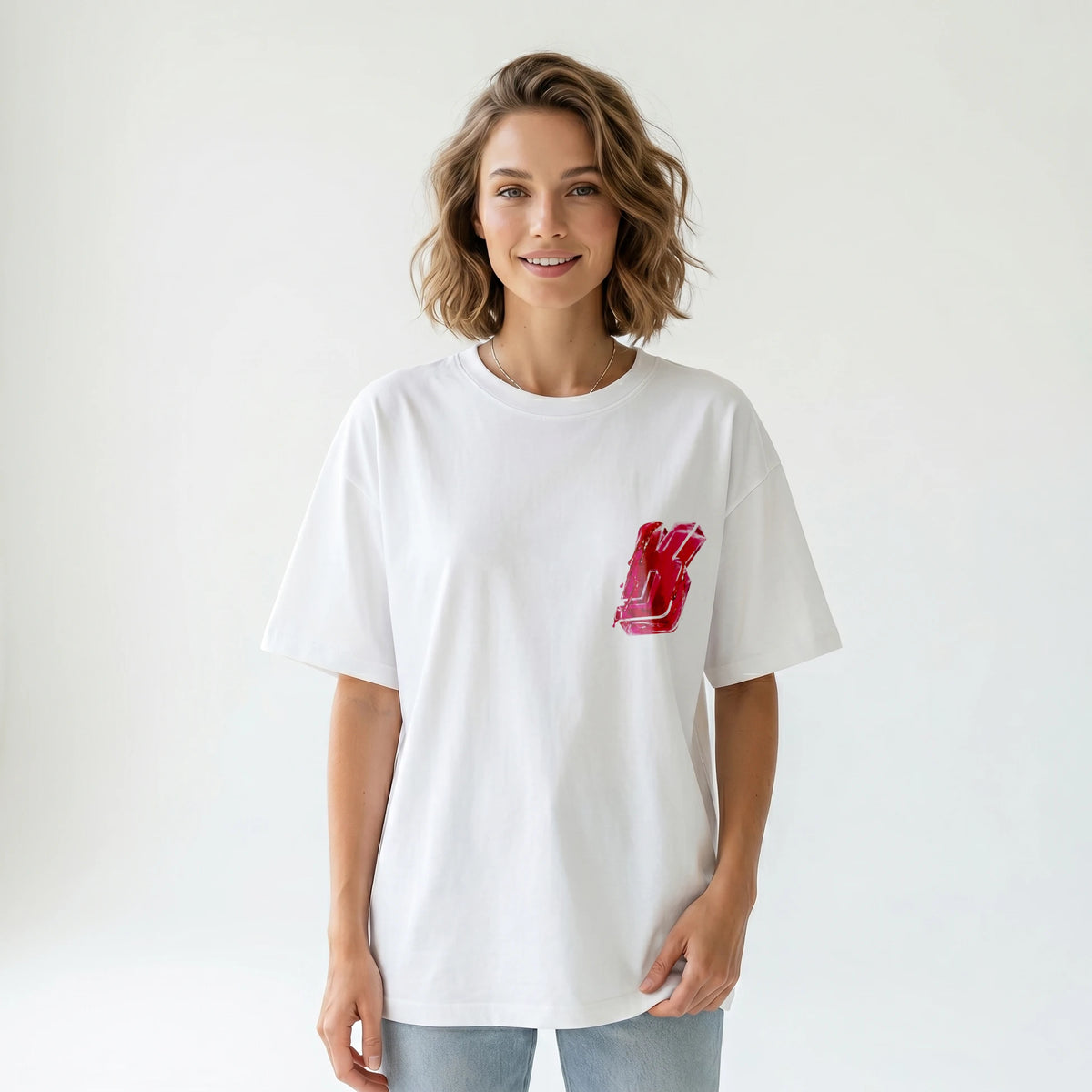 Aşk Kokusu Var Oversized T-Shirt