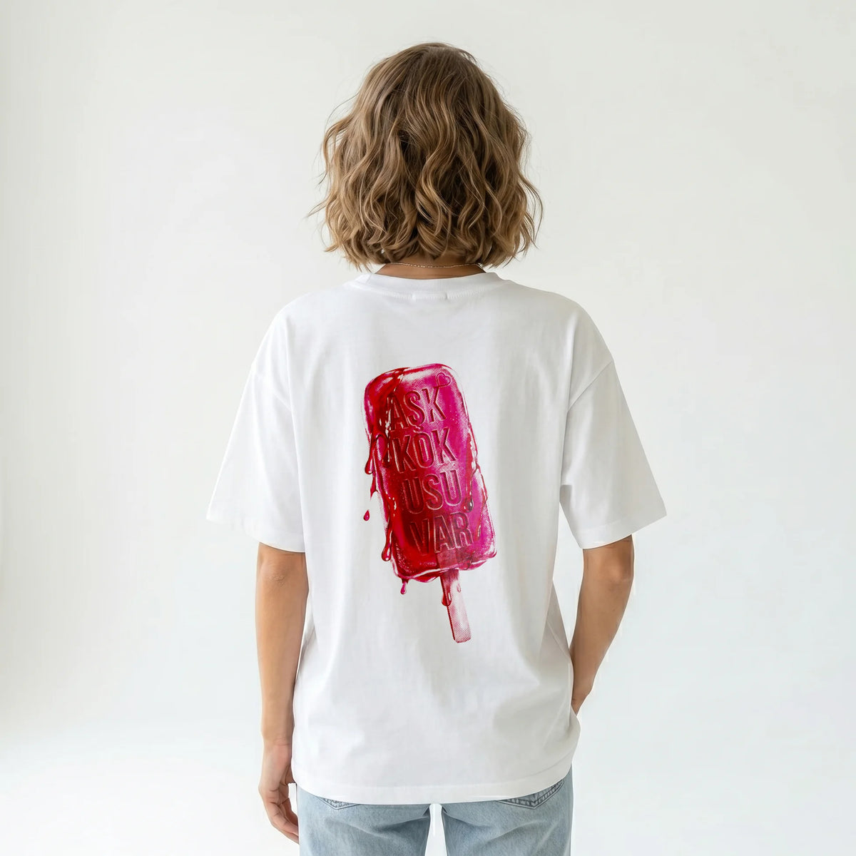 Aşk Kokusu Var Oversized T-Shirt
